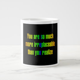 Caneca De Café Grande Citação de Incentivo # 295