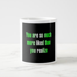 Caneca De Café Grande Citação de Incentivo # 296