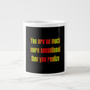 Caneca De Café Grande Citação de Incentivo # 307