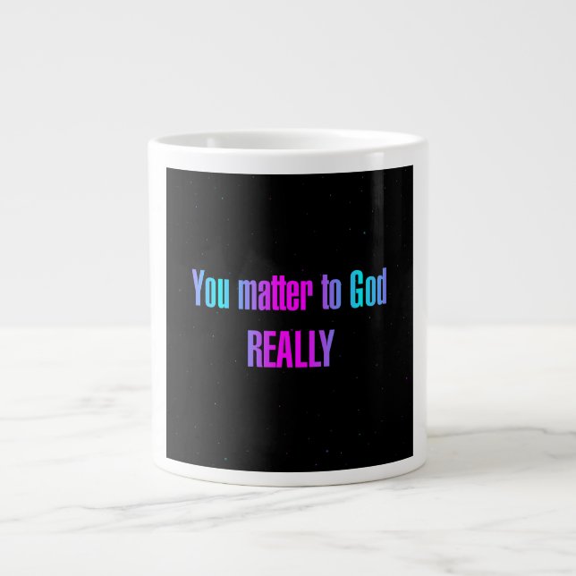 Caneca De Café Grande Citação de Incentivo # 340 (Frente)