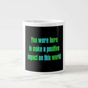Caneca De Café Grande Citação de Incentivo # 351