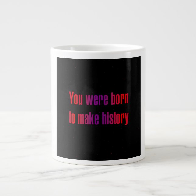 Caneca De Café Grande Citação de Incentivo # 352 (Frente)