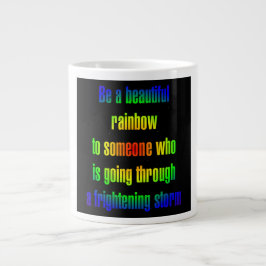 Caneca De Café Grande Citação de Incentivo # 7