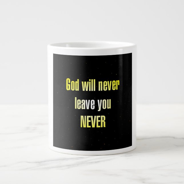 Caneca De Café Grande Citação de Incentivo # 88 (Frente)
