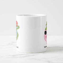 Caneca De Café Grande citação de porco