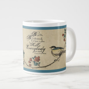 Caneca De Café Grande Citação do General James Mattis sobre o plano de