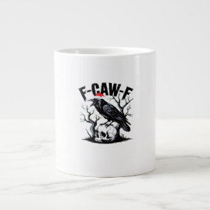 Caneca De Café Grande Citação engraçada essencial F-Caw-F