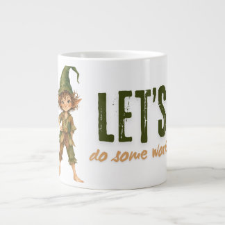 Caneca De Café Grande Citação Inspiradora de Personagem de Fantasia Capr