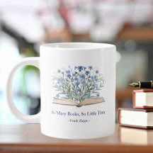 Citação Personalizada Flores Azuis Crescem de um L