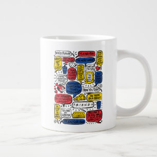 Caneca De Café Grande Citações FRIENDS™