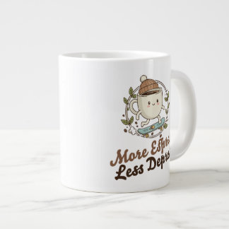 Caneca De Café Grande Classic Mug - More Espresso. Less Depresso.