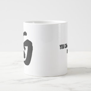 Caneca De Café Grande Clássica Caligrafia Chinesa-Chuva-#001-