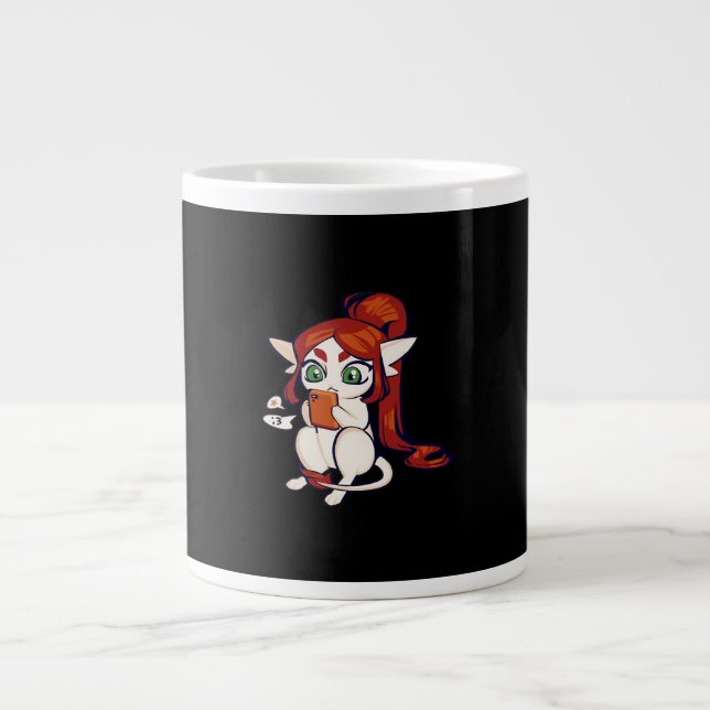 Caneca De Café Grande Clássico Ariral Goblincore (Frente)