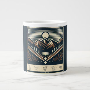 Caneca De Café Grande Clássico/colheita ao ar livre/natureza selvagem