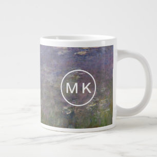 Caneca De Café Grande Claude Monet Lírios Águas Agapanthus
