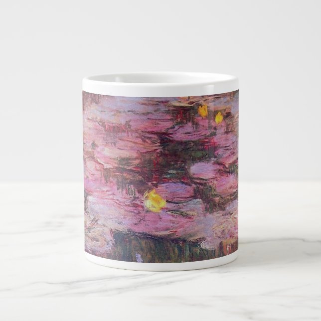 Caneca De Café Grande Claude Monet - Lírios Hídricos 1917 (Frente)