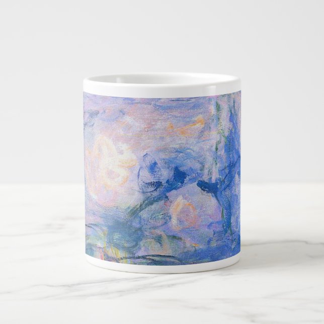 Caneca De Café Grande Claude Monet - Lírios Hídricos 1919 (Frente)