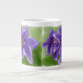 Caneca De Café Grande Clematis