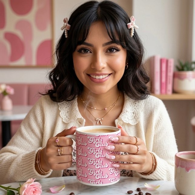 Caneca De Café Grande Clube das Meninas (Criador carregado)