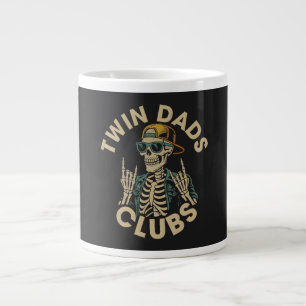Caneca De Café Grande Clube dos Pais Gêmeos Esqueleto