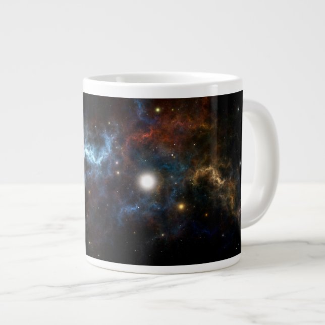 Caneca De Café Grande Cluster Sydeous Nexus (Frente Esquerda)