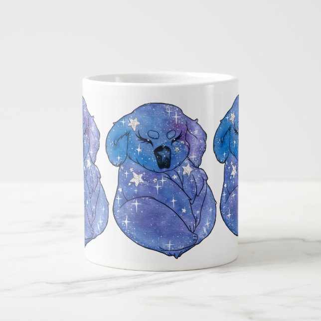 Caneca De Café Grande Coala chamado Seven (Frente)
