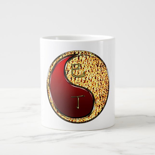 Caneca De Café Grande Cobra de Fogo (Frente)