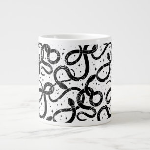 Caneca De Café Grande Cobras Boho