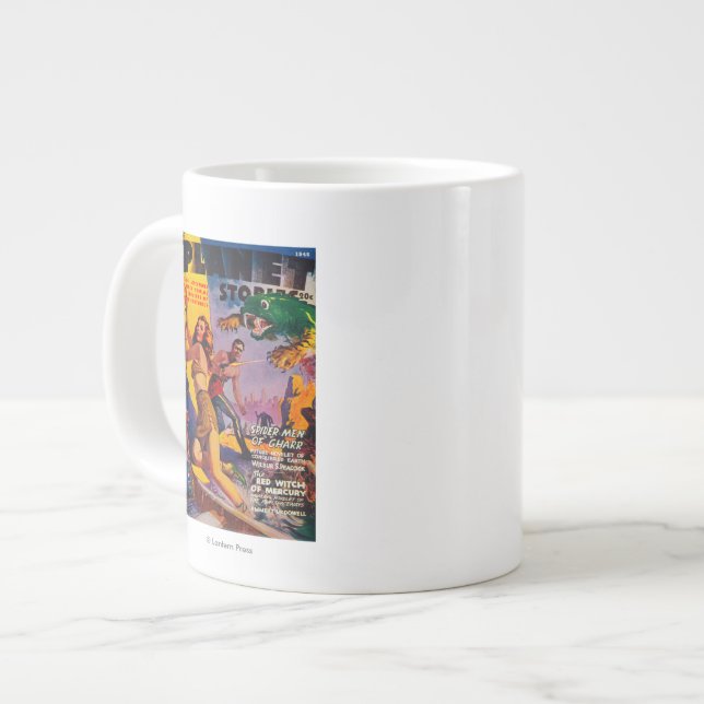 Caneca De Café Grande Cobrir 5 da revista Planet Stories (Frente Esquerda)