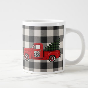 Caneca De Café Grande Cocoa da Casa de Campo na Rota 66 Manhã de Natal