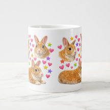 coelhinho kawaii fofo y2k arco-íris coelho
