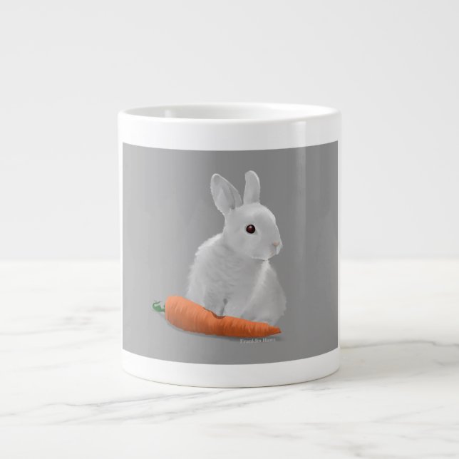 Caneca De Café Grande Coelho (Frente)