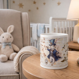 Caneca De Café Grande Coelho Branco