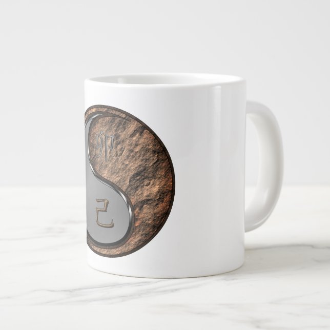 Caneca De Café Grande Coelho da Terra (Frente Esquerda)