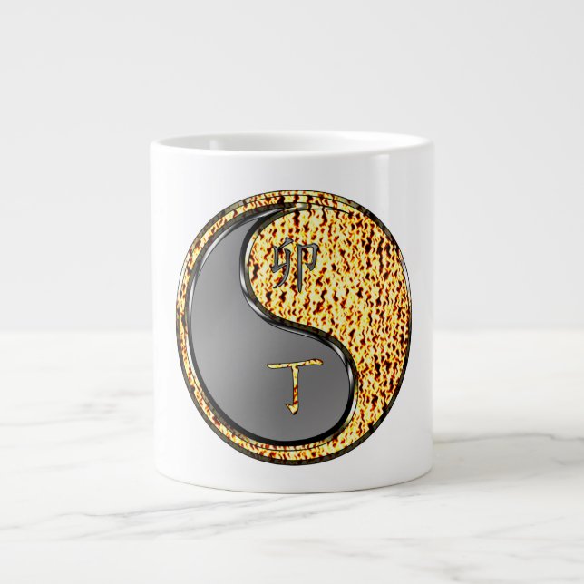 Caneca De Café Grande Coelho de Fogo (Frente)