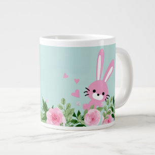 Caneca De Café Grande coelho pequeno, coelho Jumbo Mug