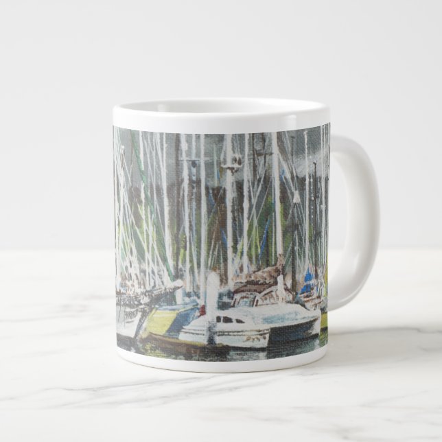 Caneca De Café Grande Coff Harbor Austrália.1998 (Frente Esquerda)