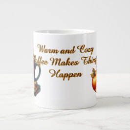 Caneca De Café Grande Coffee Makes Things Happen