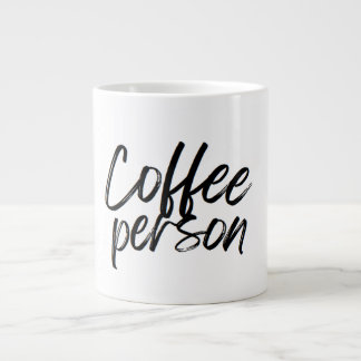 Caneca De Café Grande Coffee Mug com etiqueta