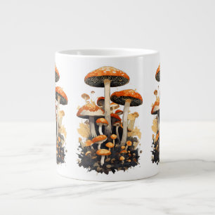 Caneca De Café Grande Cogumelo