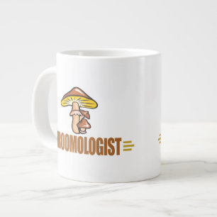 Caneca De Café Grande Cogumelo engraçado
