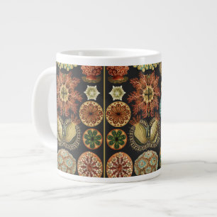 Caneca De Café Grande Colagem de Arte de Vida Marinha Náutica de Ernst H