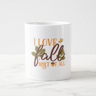 Caneca De Café Grande Coleção de Casa e Presentes da Temporada de Outono