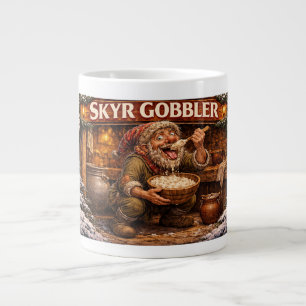 Caneca De Café Grande Coletor de Skyr Duende de Natal Islandês