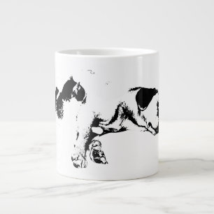 Caneca De Café Grande Colheita de Companheiros Noturnos