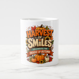 Caneca De Café Grande Colheita de Sorrisos