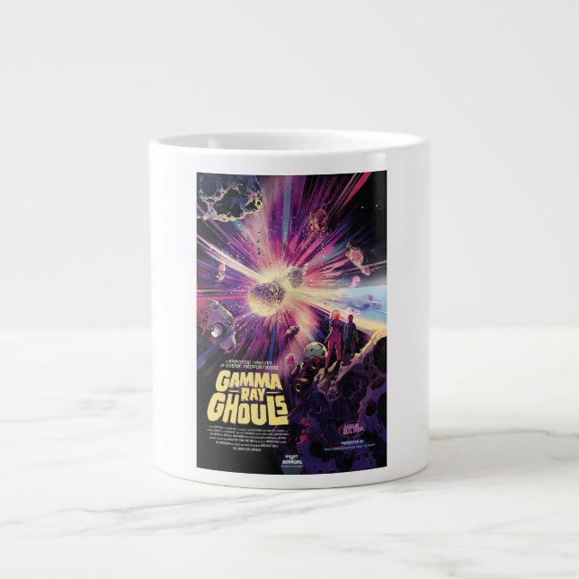 Caneca De Café Grande Colisão Cósmica de Kilonova Ray Burst Pulsares Gam (Frente)