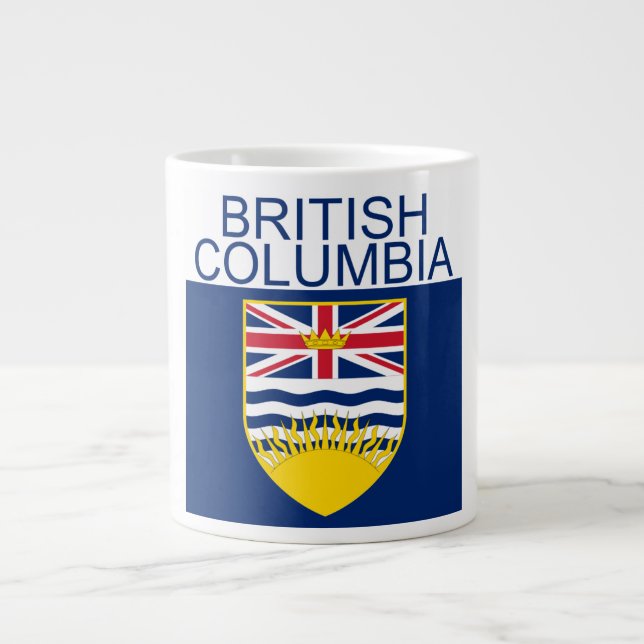 Caneca De Café Grande Colúmbia Britânica (Frente)