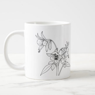 Caneca De Café Grande Columbina Vermelha - Aquílio canadensis - Nativo