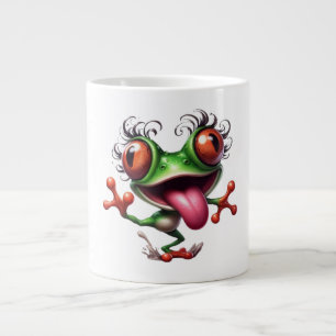 Caneca De Café Grande Columbus Day Crazy Sapo Mug